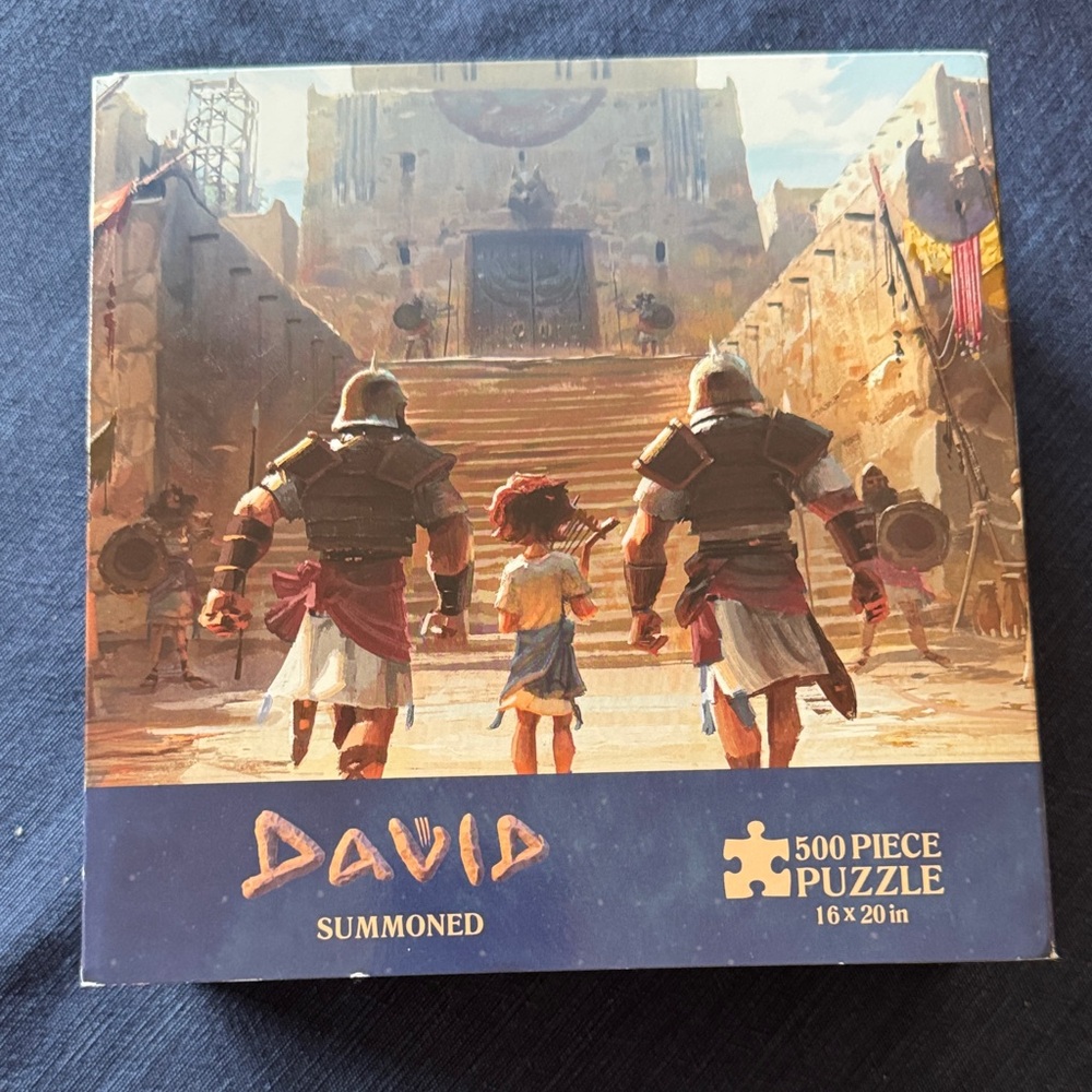 500 Piece Puzzle from the Angel Studios movie - David